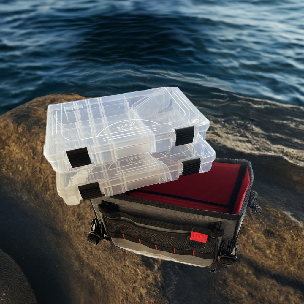 gps tackle box Elevated Terminal Tackle Weekend Series Softsider 11 x 8 Gray Tackle Bag (PLAB36120) by Plano Plano Big Game Tackle Box