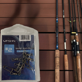 UFSHN  Snap Swivel #2 100lb test 6 pack