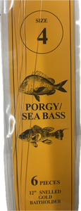 Tide Rite Porgy / SeaBass Size 4 Rigs